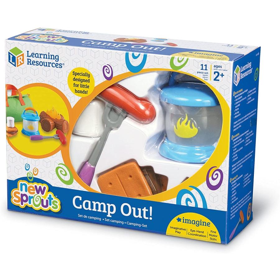 知育玩具 パズル ブロック LER9247 Learning Resources New Sprouts Camp Out! My Very Own Camping Set -_5