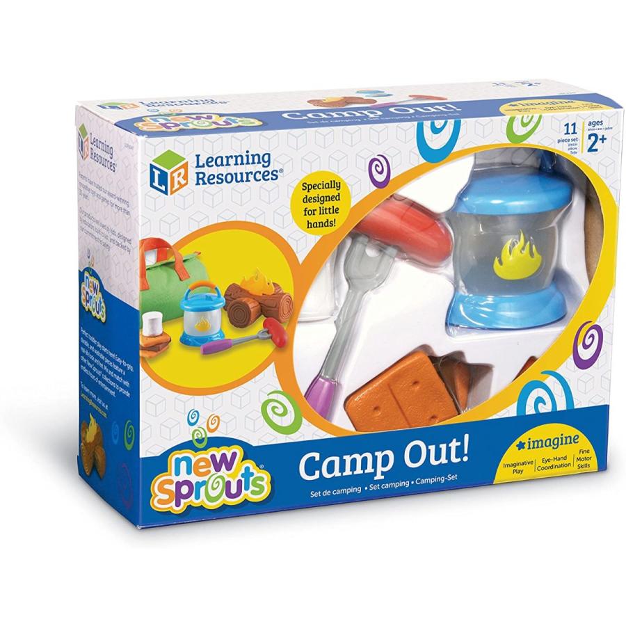 知育玩具 パズル ブロック LER9247 Learning Resources New Sprouts Camp Out! My Very Own Camping Set -_6