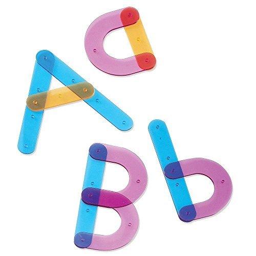 知育玩具 パズル ブロック LER8555 Learning Resources Letter Construction Activity Set - Alphabet Mon