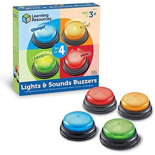 知育玩具 パズル ブロック LER3776 Learning Resources Lights and Sounds Buzzers - Classroom Must Have