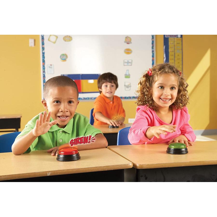 知育玩具 パズル ブロック LER3776 Learning Resources Lights and Sounds Buzzers - Classroom Must Have_1
