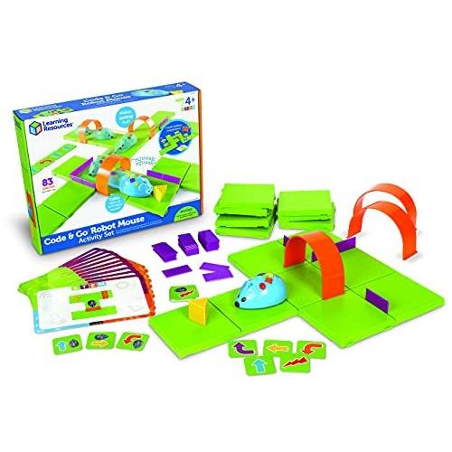 知育玩具 パズル ブロック LER2831 Learning Resources Code & Go Robot Mouse Activity Set - Robotics K