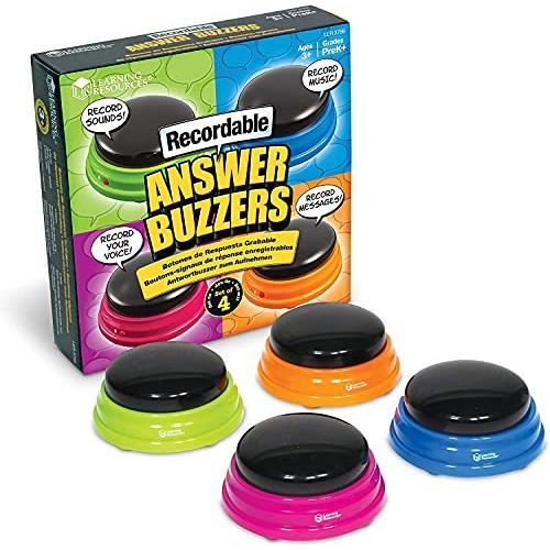知育玩具 パズル ブロック LER3769 Learning Resources Recordable Answer Buzzers - Classroom Must Have