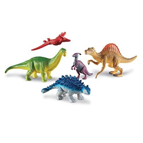 知育玩具 パズル ブロック LER0837 Learning Resources Jumbo Dinosaurs Expanded Set - Toddler Montesso