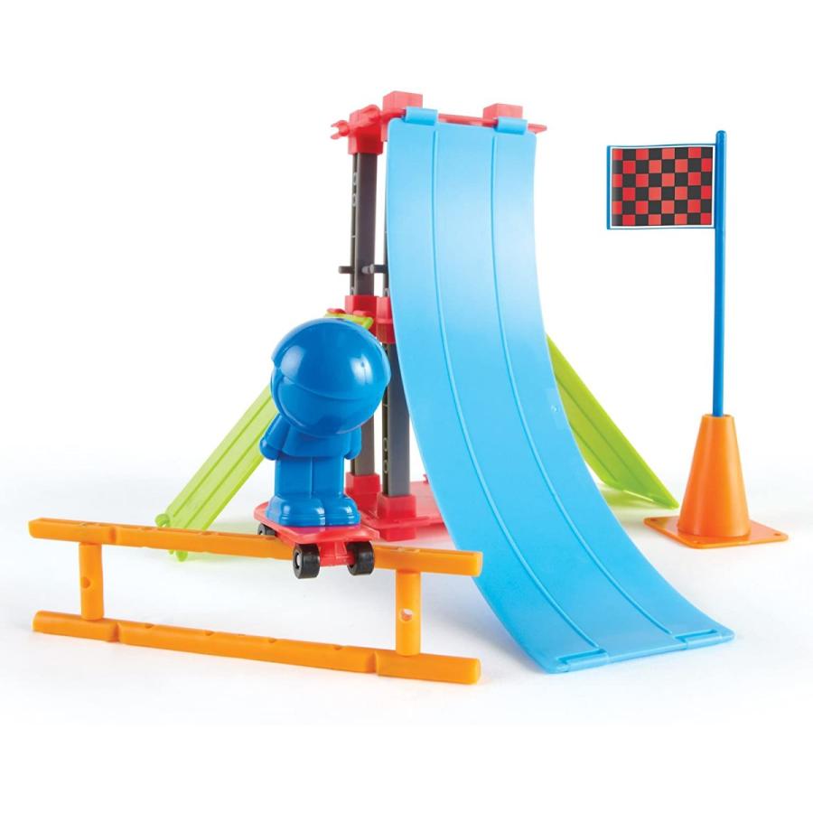 知育玩具 パズル ブロック LER2845 Learning Resources Skate Park Engineering & Design Building Set, E｜maniacs-shop｜02