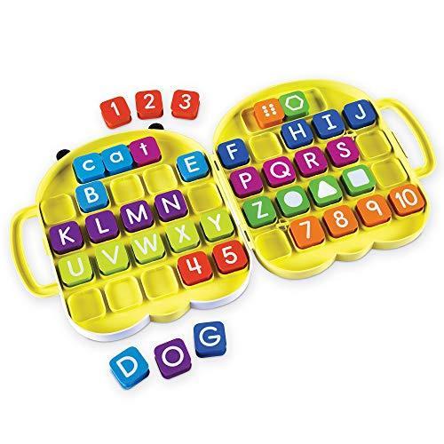 知育玩具 パズル ブロック LER3787 Learning Resources AlphaBee Alphabet， Homeschool， ABCs， Numbers， S