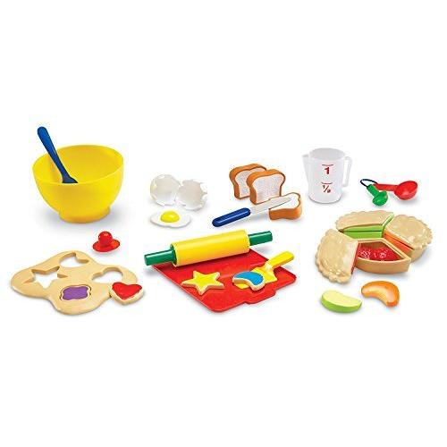 知育玩具 パズル ブロック LER9056 Learning Resources Pretend \u0026 Play Bakery Set - 31 Pieces, Ages 3+,