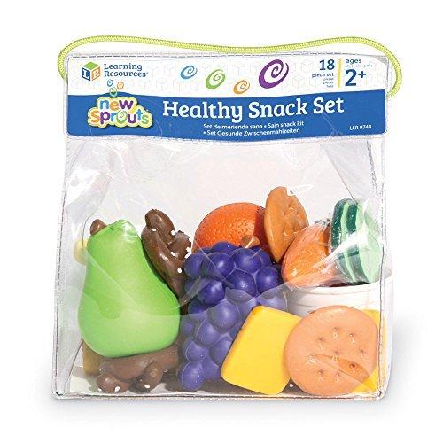 知育玩具 パズル ブロック LER9744 Learning Resources New Sprouts Healthy Snack Set - 18 Pieces， Ages