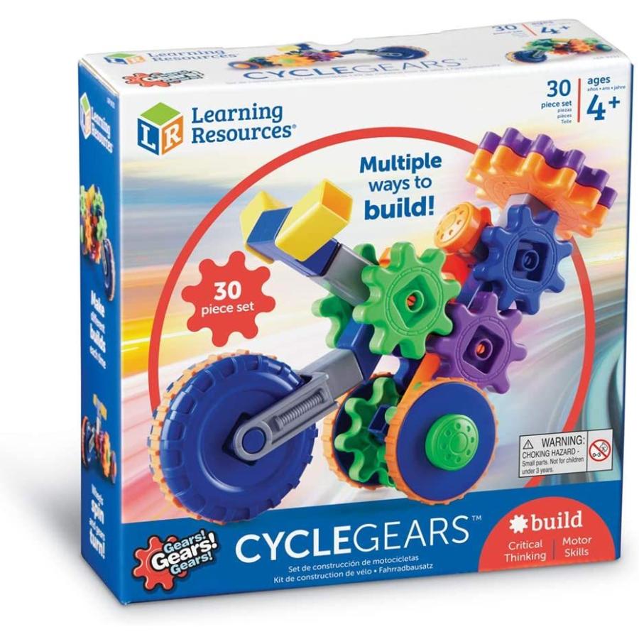 知育玩具 パズル ブロック LER9231 Learning Resources Gears! Gears! Gears! Cycle Gears， STEM Activiti_9