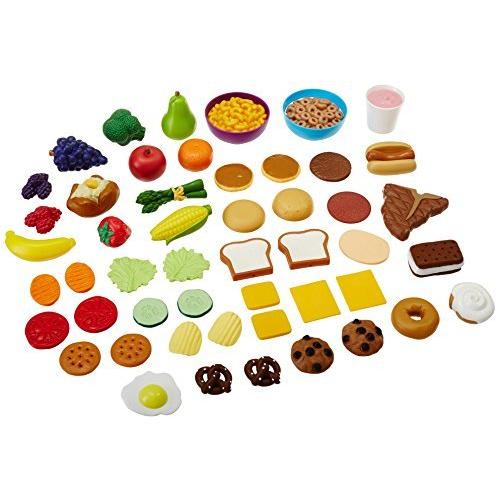 日本販売正規品 知育玩具 パズル ブロック LER9256 Learning Resources New Sprouts Complete Play Food Set - 50 Pieces，