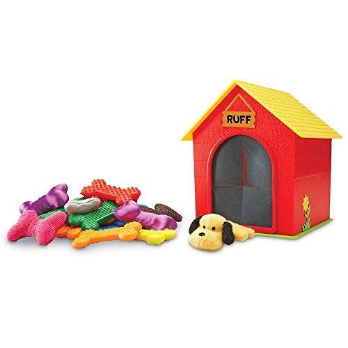 知育玩具 パズル ブロック LER9079 Learning Resources Ruff's House Teaching Tactile Set， Fine Motor T