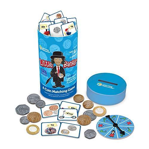 知育玩具 パズル ブロック LSP8557-UK Learning Resources Little Banker Coin Matching Game