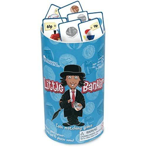 知育玩具 パズル ブロック LSP8557-UK Learning Resources Little Banker Coin Matching Game_2
