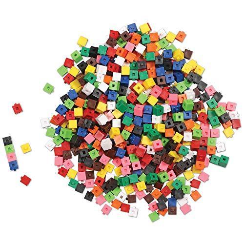 知育玩具 パズル ブロック LER0305 Learning Resources Interlocking Gram Unit Cubes - 1,000 Pieces, Ag