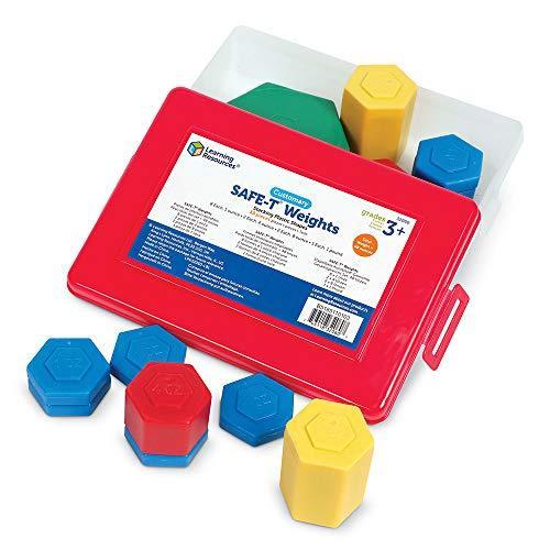 知育手あそび 謎あわせ 立ちはだかる 32060 Learning Resources Customary Safe-T Weight Set, 13 Pieces Including 知育玩具-ゲーム、おもちゃ