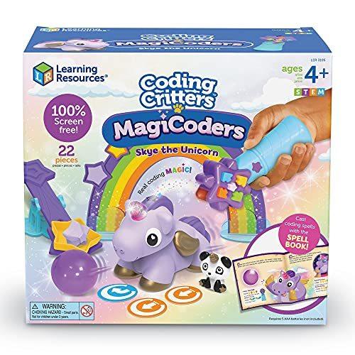 知育玩具 パズル ブロック LER3105 Learning Resources Coding Critters Magic Coders Skye the Unicorn -