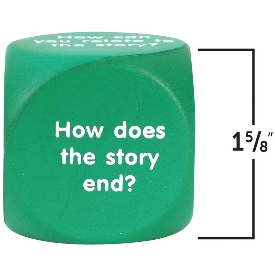 知育玩具 パズル ブロック LER7022 Learning Resources Reading Comprehension Cubes - Set of 6, Kids Agの画像