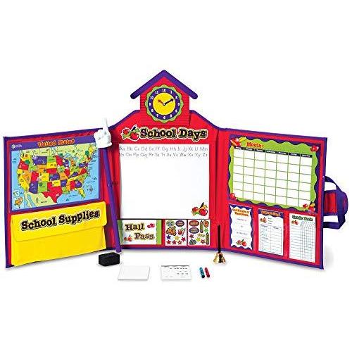 知育玩具 パズル ブロック LER2642-C Learning Resources Pretend \u0026 Play School Set with Canadian Map