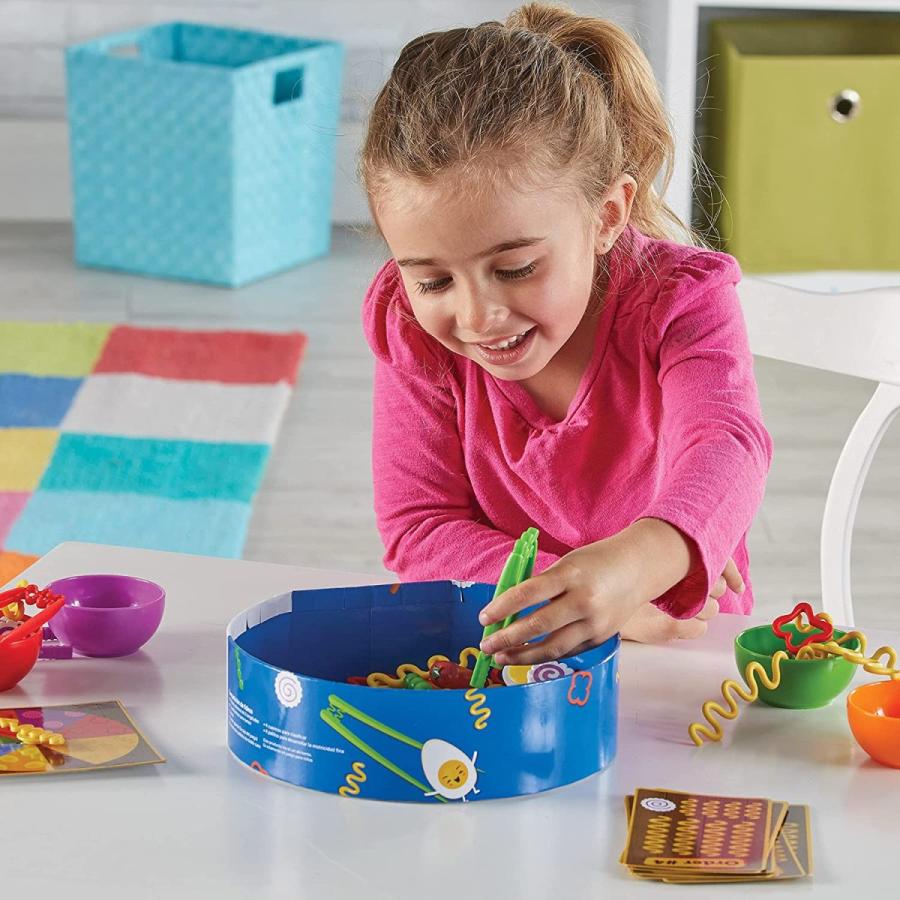 知育玩具 パズル ブロック LER5549 Learning Resources Noodle Knockout! Fine Motor Game Math Busy Boar