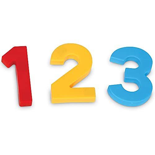 知育玩具 パズル ブロック LER0452 Learning Resources Jumbo Magnetic Numbers， Whiteboard Classroom Ac