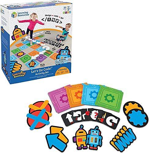 知育玩具 パズル ブロック LER2835 Learning Resources Let's Go Code! Activity Set， STEM Toys， Coding