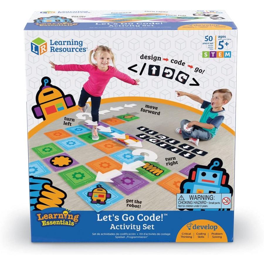 知育玩具 パズル ブロック LER2835 Learning Resources Let's Go Code! Activity Set， STEM Toys， Coding_5