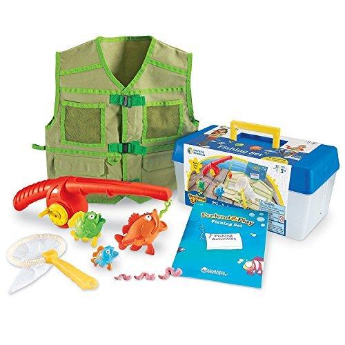 知育玩具 パズル ブロック LER9055 Learning Resources Pretend & Play Fishing Set - Toddler Bath， Mont