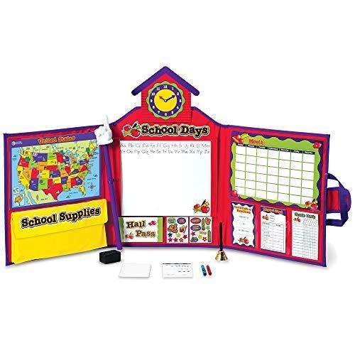 知育玩具 パズル ブロック LER2642 Learning Resources Pretend \u0026 Play School Set, Pretend Teacher Play