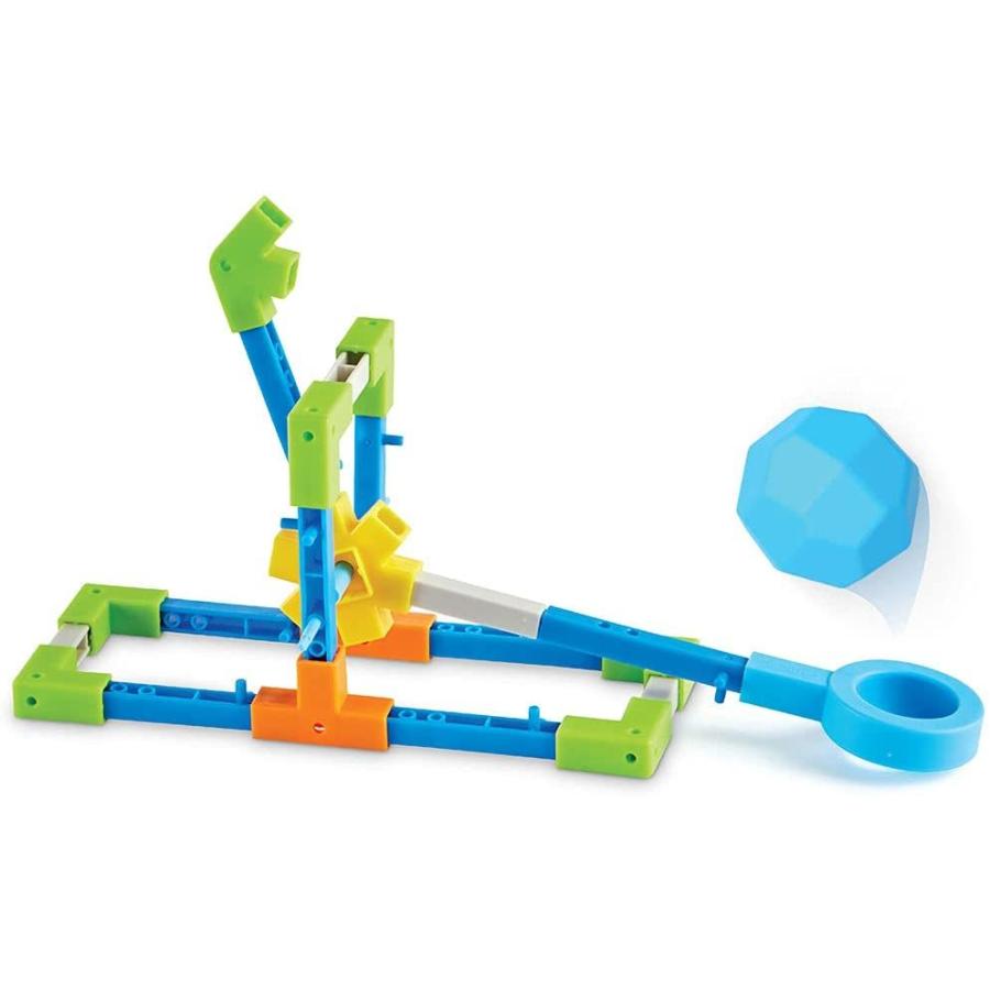 知育玩具 パズル ブロック LER9308 Learning Resources STEM Explorers Motioneering - 56 Pieces， Ages 5_7