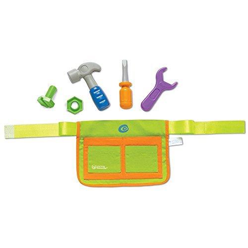 知育玩具 パズル ブロック LER9271 Learning Resources New Sprouts Tool Belt， Kids Construction Set， O