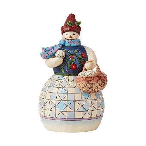 エネスコ Enesco 雪だるま 雪玉のバスケット 「When Snow Falls, Make Snowballs!」 ジム・ショア ハートウ
