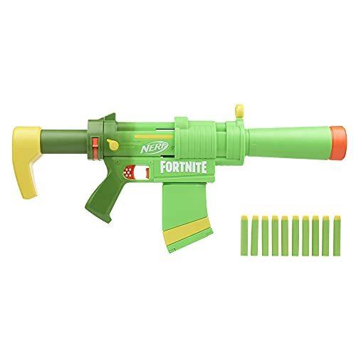 ナーフ FORTNITE アメリカ F0319 NERF Fortnite SMG-Zesty Elite Dart Blaster - Removable Stock and Barrel，