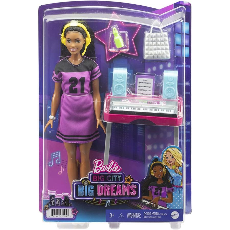 バービー バービー人形 GYG40 Barbie: Big City， Big Dreams Brooklyn” Roberts Doll (11.5-in， Brunette_5
