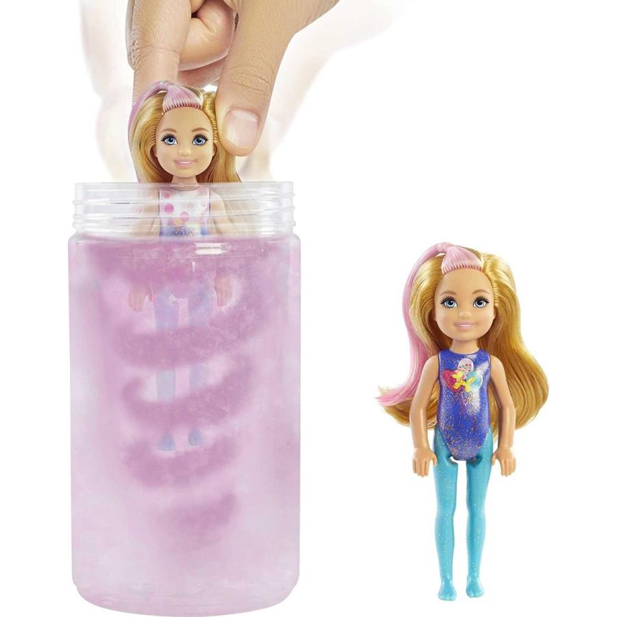 バービー バービー人形 BAR-CS-CR-ASS Barbie Chelsea Color Reveal Doll & Accessories， 6 Surprises Incl_5