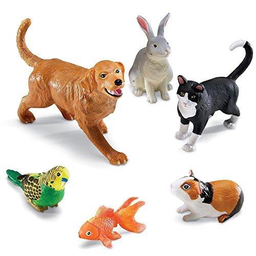 知育玩具 パズル ブロック LER0688 Learning Resources Jumbo Domestic Pets - 6 Pieces， Ages 2+ Prescho