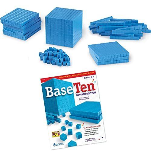 知育玩具 パズル ブロック LER0930 Learning Resources Plastic Base Ten Starter Set - 1st Grade Math M