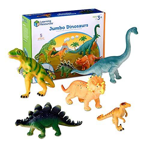 知育玩具 パズル ブロック LER0786 Learning Resources Jumbo Dinosaurs - Toddler Outdoor Toys, Animal