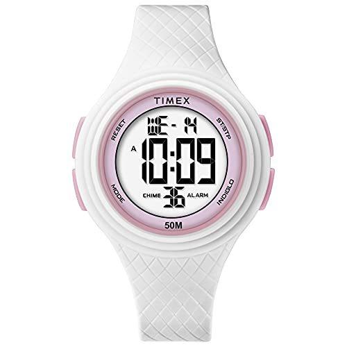 腕時計 タイメックス レディース TW5M419009J Timex Unisex DGTL Round 40mm Watch ? White Case wit