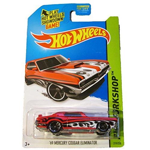 ホットウィール Hot Wheels ’69マーキュリークーガー エリミネーター HW制作室 219/250 レッ 乗り物、ミニチュア-ゲーム、おもちゃ