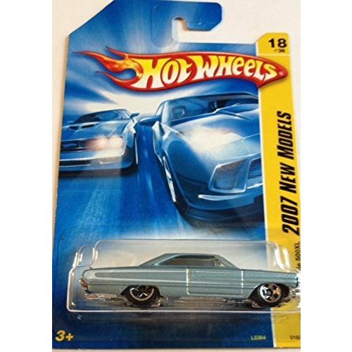 ホットウィール マテル ミニカー Hot Wheels Short Card Light Blue 1964 Ford Galaxie 500xl 2007 Fir