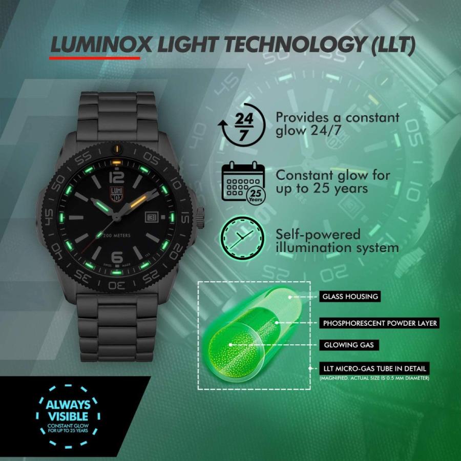 腕時計 ルミノックス アメリカ海軍SEAL部隊 XS.3122 Luminox Pacific Diver XS.3122 Mens Watch 44mの画像