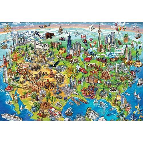 ジグソーパズル 海外製 アメリカ 2113 Buffalo Games - North America Wonders - 2000 Piece Jigsaw Pu