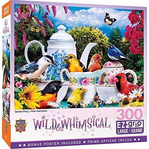 ジグソーパズル 海外製 アメリカ 32148 Masterpieces 300 Piece EZ Grip Jigsaw Puzzle - Garden Party