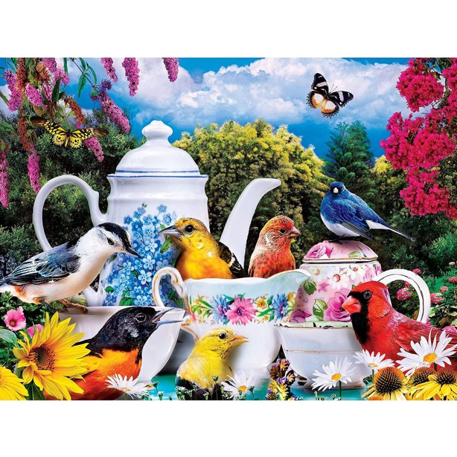 ジグソーパズル 海外製 アメリカ 32148 Masterpieces 300 Piece EZ Grip Jigsaw Puzzle - Garden Party_3