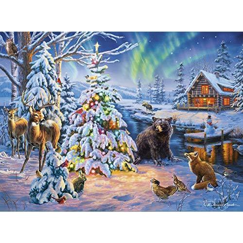 ジグソーパズル 海外製 アメリカ 11249 Buffalo Games ? Darrell Bush - Woodland Christmas - 1000
