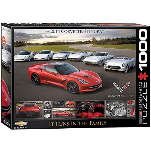 人気ブランドを Corvette 2014 EuroGraphics 6000-0736 アメリカ 海外製 ジグソーパズル Singray: Fami the in Runs It ジグソーパズル