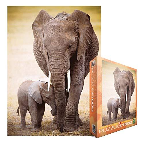 ジグソーパズル 海外製 アメリカ Eurographics Jigsaw Puzzle 1000 Pieces, Elephant And Baby