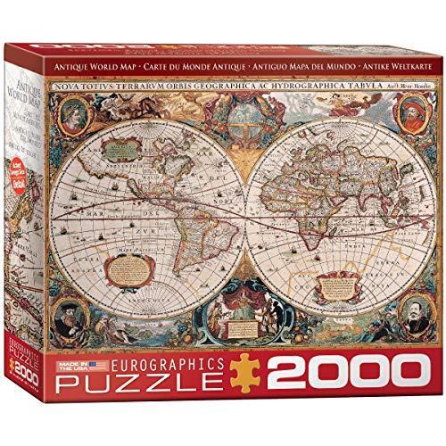 ジグソーパズル 海外製 アメリカ 8220-1997 EuroGraphics Antique Map of The World Jigsaw Puzzle (20