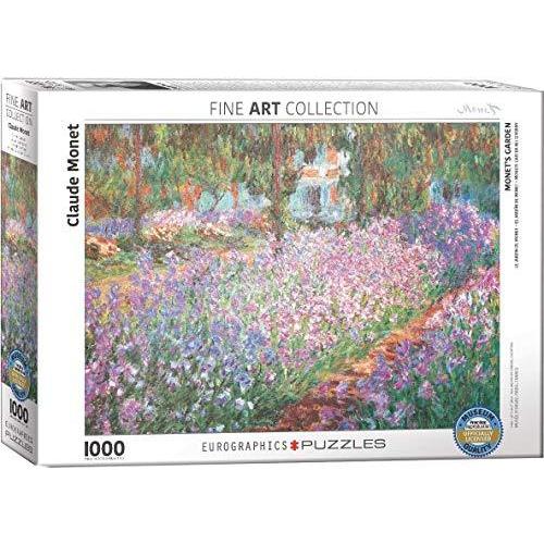 ジグソーパズル 海外製 アメリカ 1000-piece puzzle Eurographics Monet's Garden by Claude Monet 100