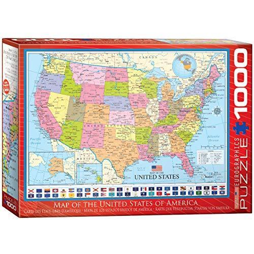 ジグソーパズル 海外製 アメリカ 6000-0788 Map of The USA